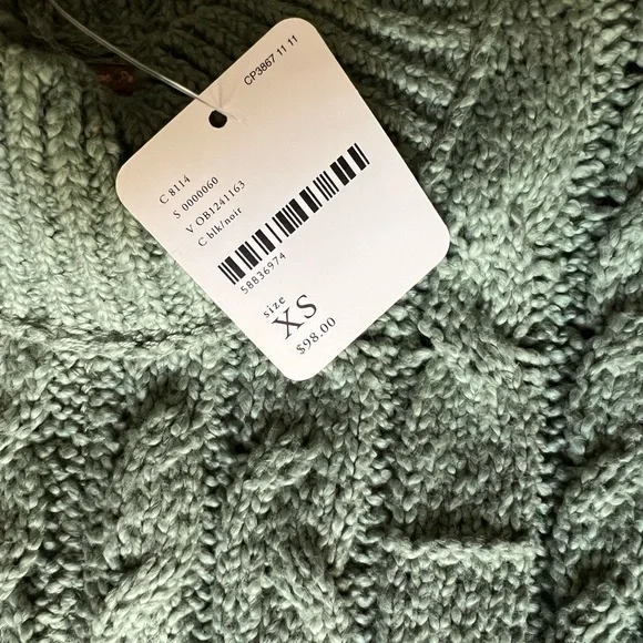 NWT Free People Quartz Cable Vest - Picture 4 of 5